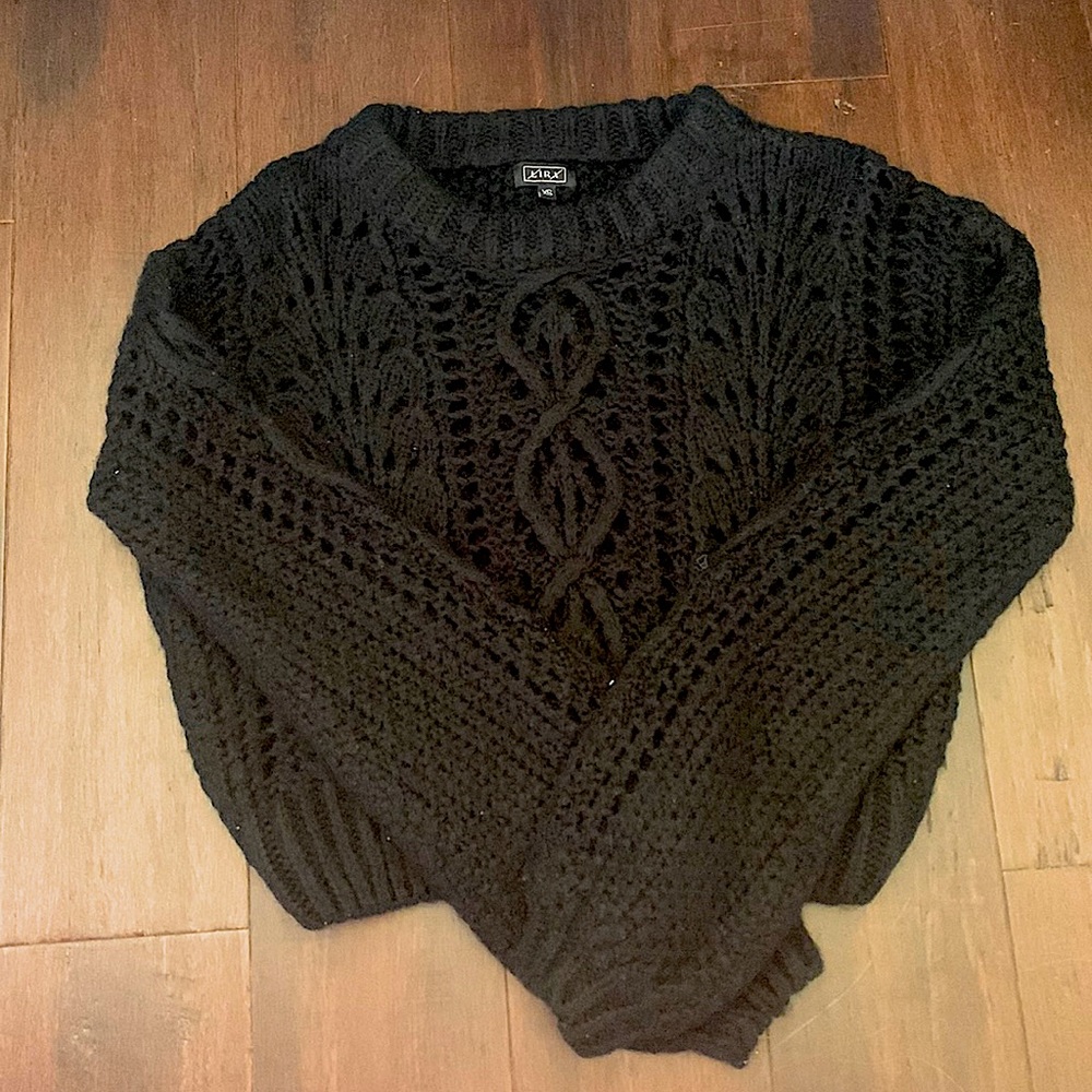 Black Knitted Sweater